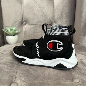 all black champion shoes